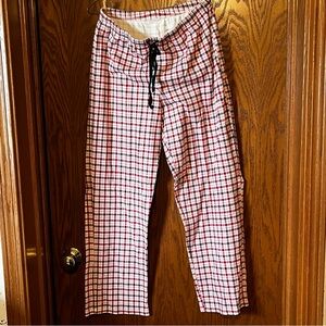 INTIMA SENTA lounging/pajama pants-Medium-red, white, & black
